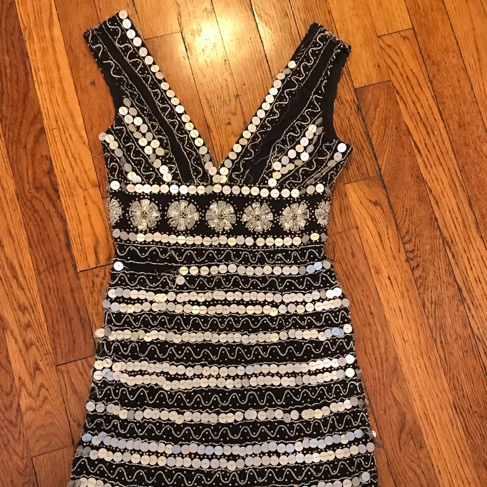 Adrianna Papell Sequin Dress